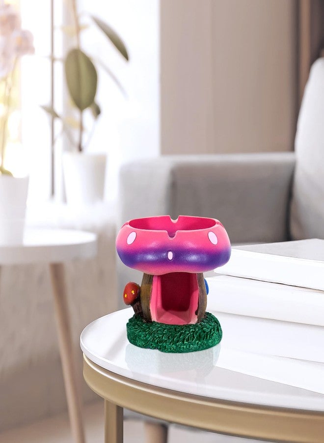Yulaexie YULEAXIE Mushroom Ashtrays Tray - Multifunctional Trinket Dish & Ash Tray for Home Decor, Cute Table Centerpiece for Living Room, Office, Gift Idea - Image 3